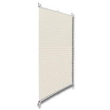 Vidaxl Plissé Roller Blind 70x200cm krém