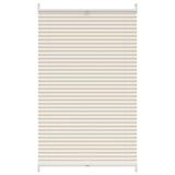 Vidaxl plissé rolgordijn 80x150cm creme