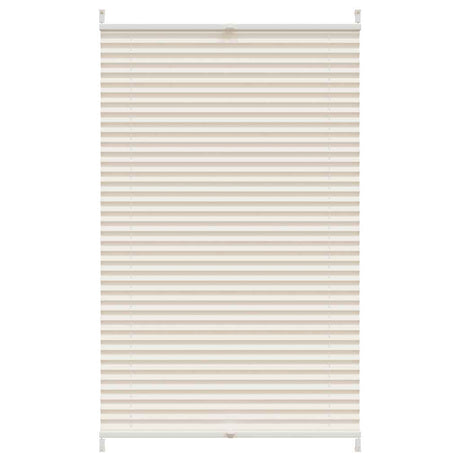 Vidaxl plisséjaloezie 90x100cm crèmekleurig