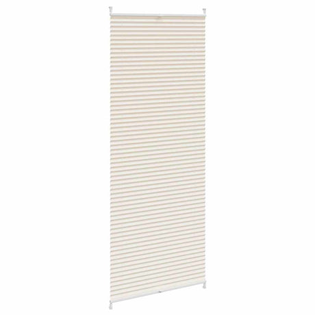 Vidaxl plissé rolgordijn 90x200cm creme