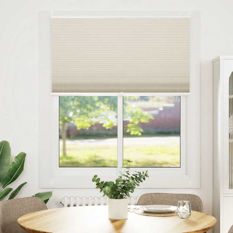 Vidaxl plisséjaloezie 100x125cm crème