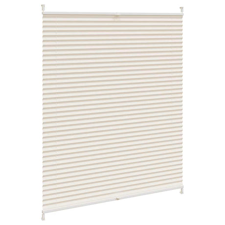 Vidaxl plisséjaloezie 110x125cm crème