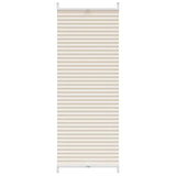 Vidaxl plisséjaloezie 40x150cm crème