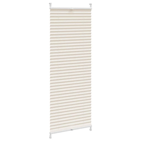 Vidaxl plisséjaloezie 40x150cm crème
