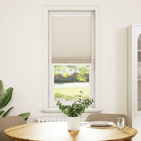 Vidaxl plisséjaloezie 40x150cm crème