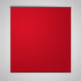 Vidaxl Rouleau aveugle accablant 40 x 100 cm de rouge