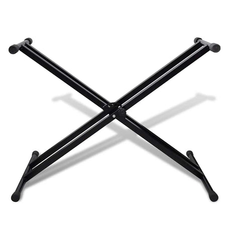 Vidaxl verstelbare keyboardstandaard dubbel x-frame