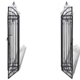 Vidaxl poort decoratief 112x20,5x134 cm smeedijzer