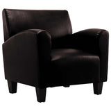 Vidaxl fauteuil kunstleer donkerbruin