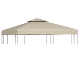 Vidaxl replacement tent cloth arbor 310 g m² 3x3 m beige