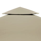 Vidaxl replacement tent cloth arbor 310 g m² 3x3 m beige