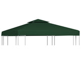 Vidaxl vervangend tentdoek prieel 310 g m² 3x3 m groen