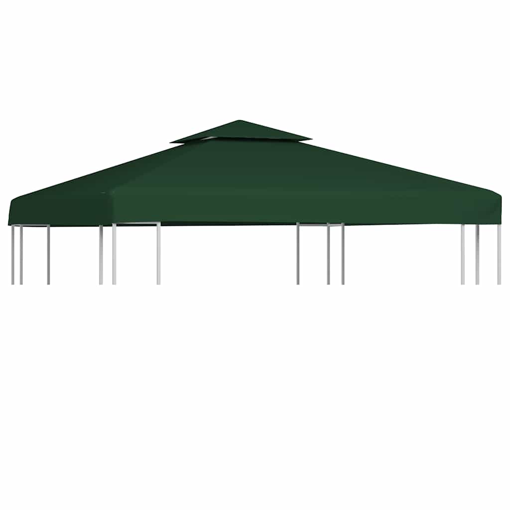 Vidaxl vervangend tentdoek prieel 310 g m² 3x3 m groen