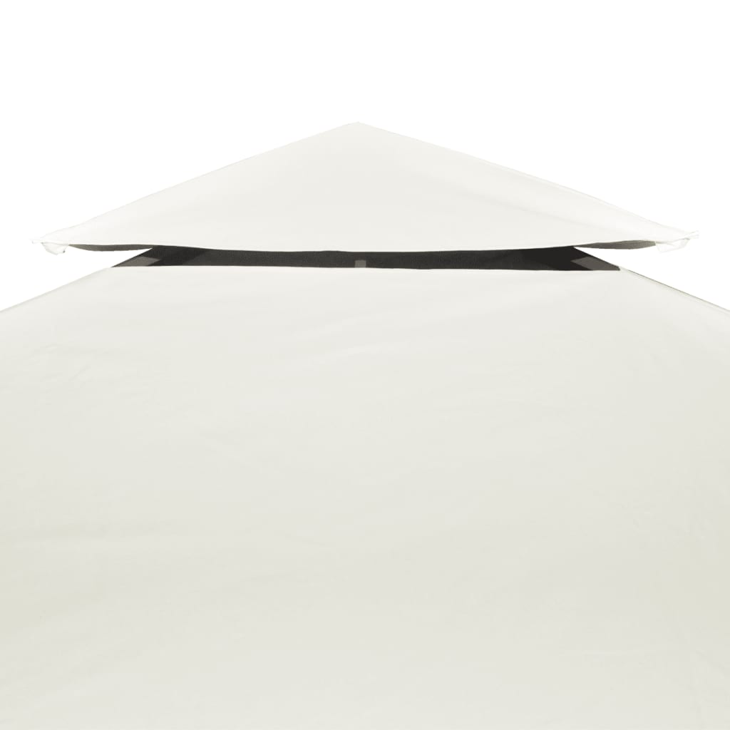 Vidaxl Sostituzione Tenda tessuto Arbor 310 g m² 3x4 m crema bianca