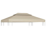 Vidaxl vervangend tentdoek prieel 310 g m² 3x4 m beige