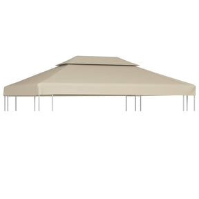 Vidaxl vervangend tentdoek prieel 310 g m² 3x4 m beige