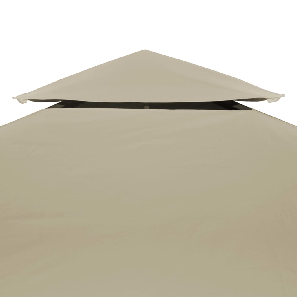 Vidaxl Sostituzione Tenda in tessuto ARBOR 310 g m² 3x4 m beige