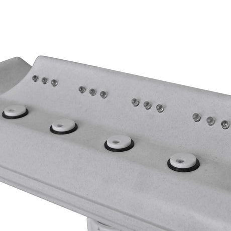 Vidaxl zwembad waterval fontein met led