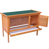 Vidaxl rabbit hutch for outside with 1 floor wood