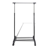 Vidaxl Clothing rack adjustable with 4 wheels and 1 hanging rail