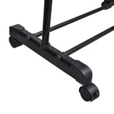 Vidaxl Clothing rack adjustable with 4 wheels and 1 hanging rail