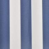 Vidaxl luifeldoek 3x2,5 m canvas blauw en wit