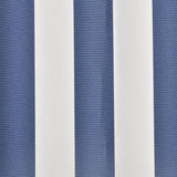 Vidaxl luifeldoek 4x3 m canvas blauw en wit