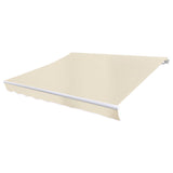 Vidaxl luifeldoek 4x3 m canvas crème