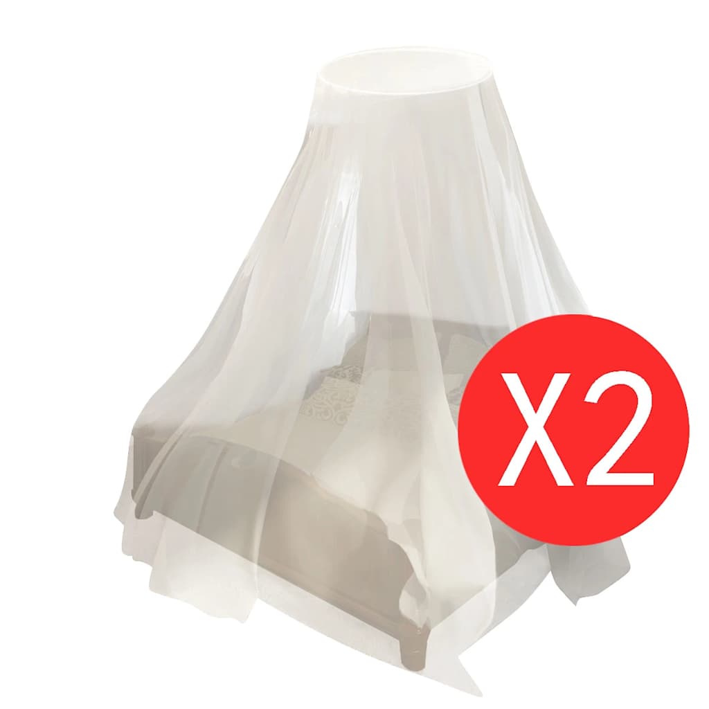 Vidaxl Mosquito Nets 2 PCS krog 56x325x230 cm