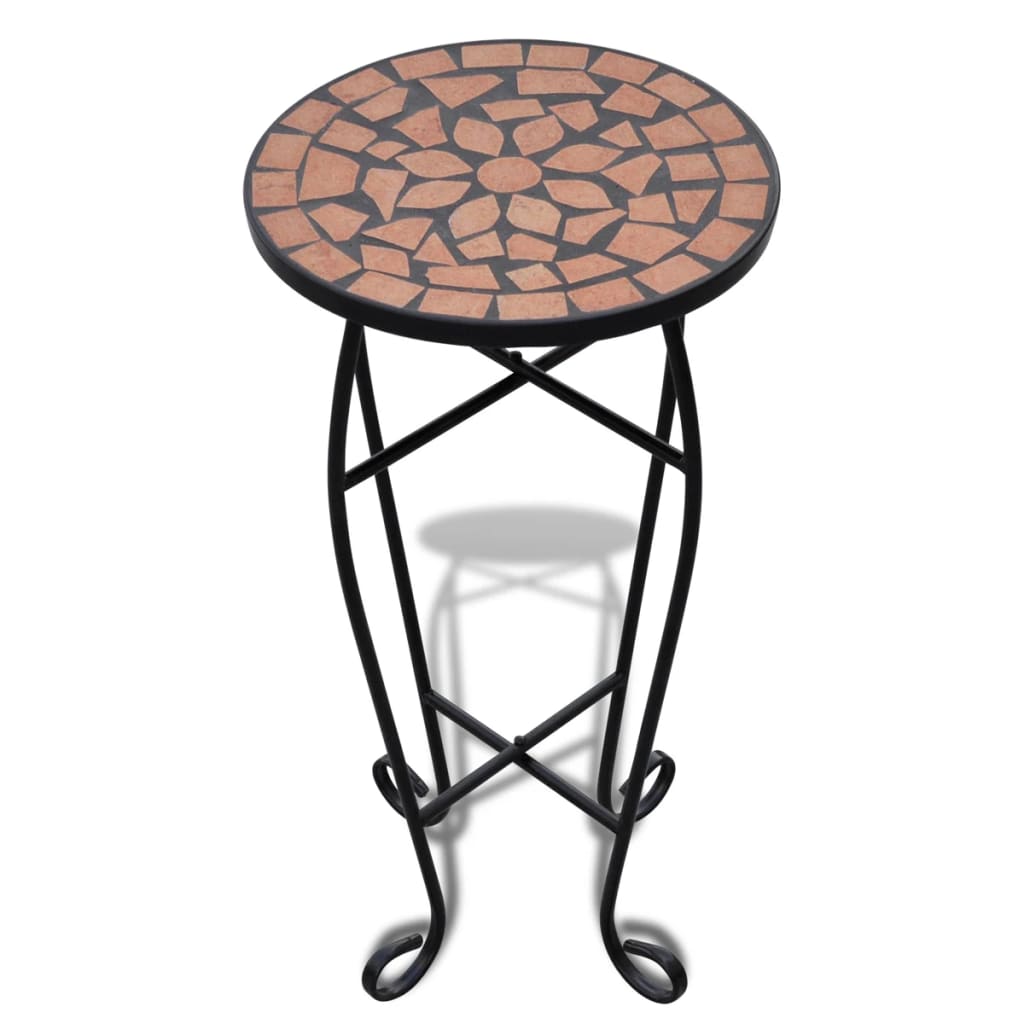 Vidaxl Bee Table Mosaic Terracotta -Colored