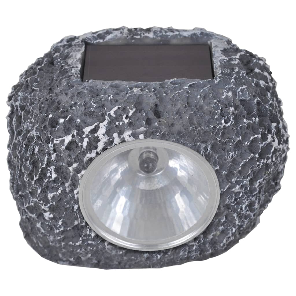 Vidaxl Spotlight Solar LED de 12 st en forma de piedra