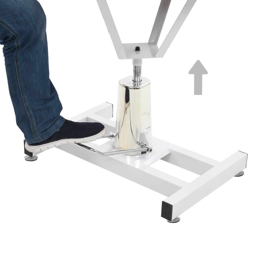 Vidaxl Hydraulically rotating trim table with leash option