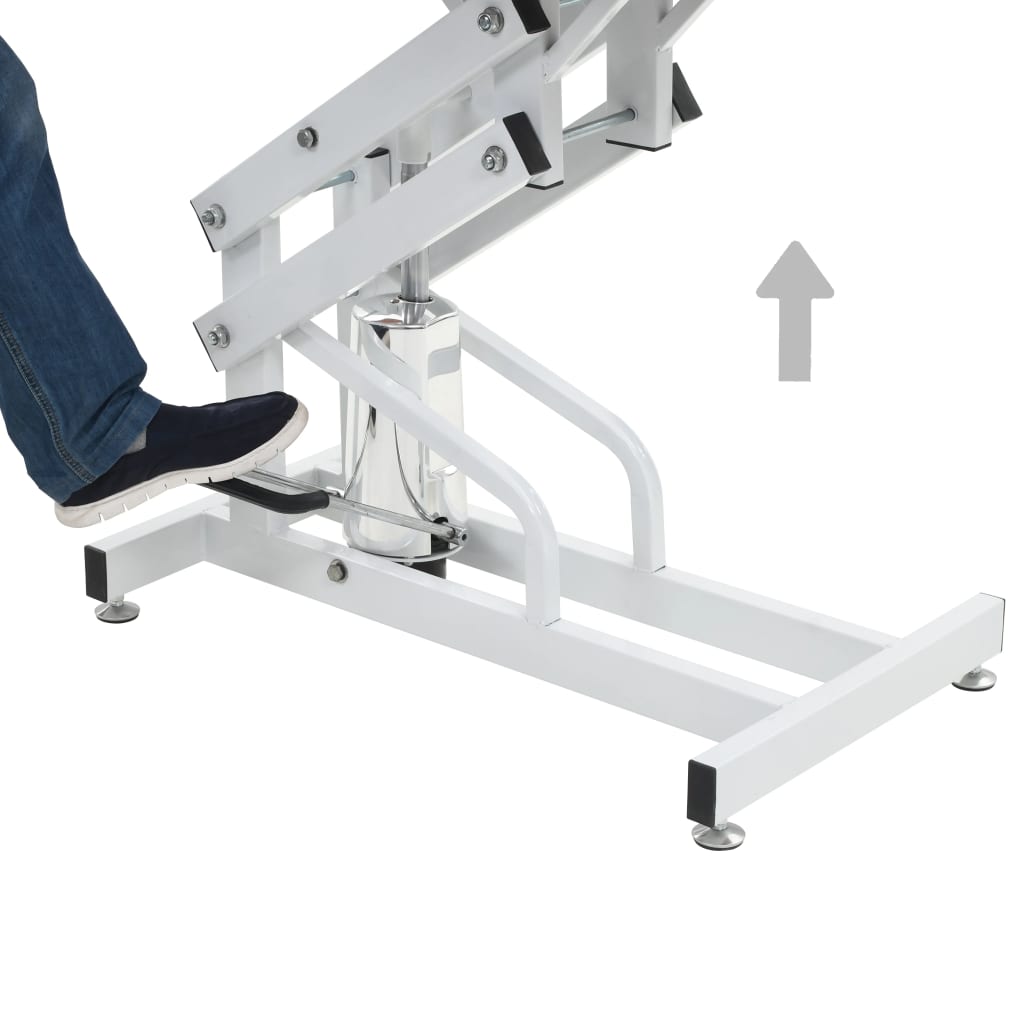 Vidaxl Hydraulically adjustable trim table with leash option