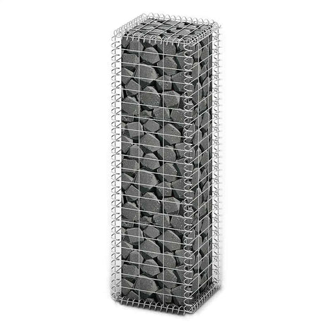 Vidaxl schanskorf met deksels 100x30x30 cm gegalvaniseerd draad