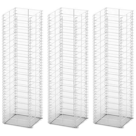 Vidaxl 3-delige schanskorfset 25x25x100 cm gegalvaniseerd draad