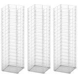 Vidaxl 3-delige schanskorfset 25x25x100 cm gegalvaniseerd draad