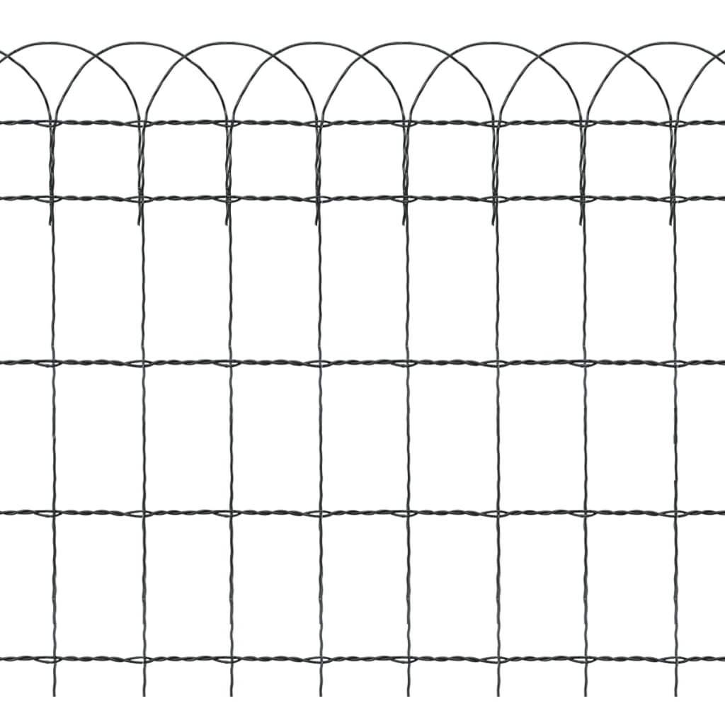 Separazione del bordo Vidaxl 10x0,65 m in polvere -rivestimento