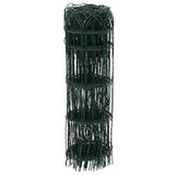 Vidaxl borderafscheiding 25x0,65 m gepoedercoat ijzer