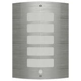 Vidaxl sierlijke rvs wandlamp met bewegingssensor