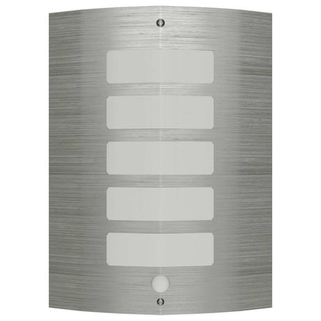 Vidaxl sierlijke rvs wandlamp met bewegingssensor