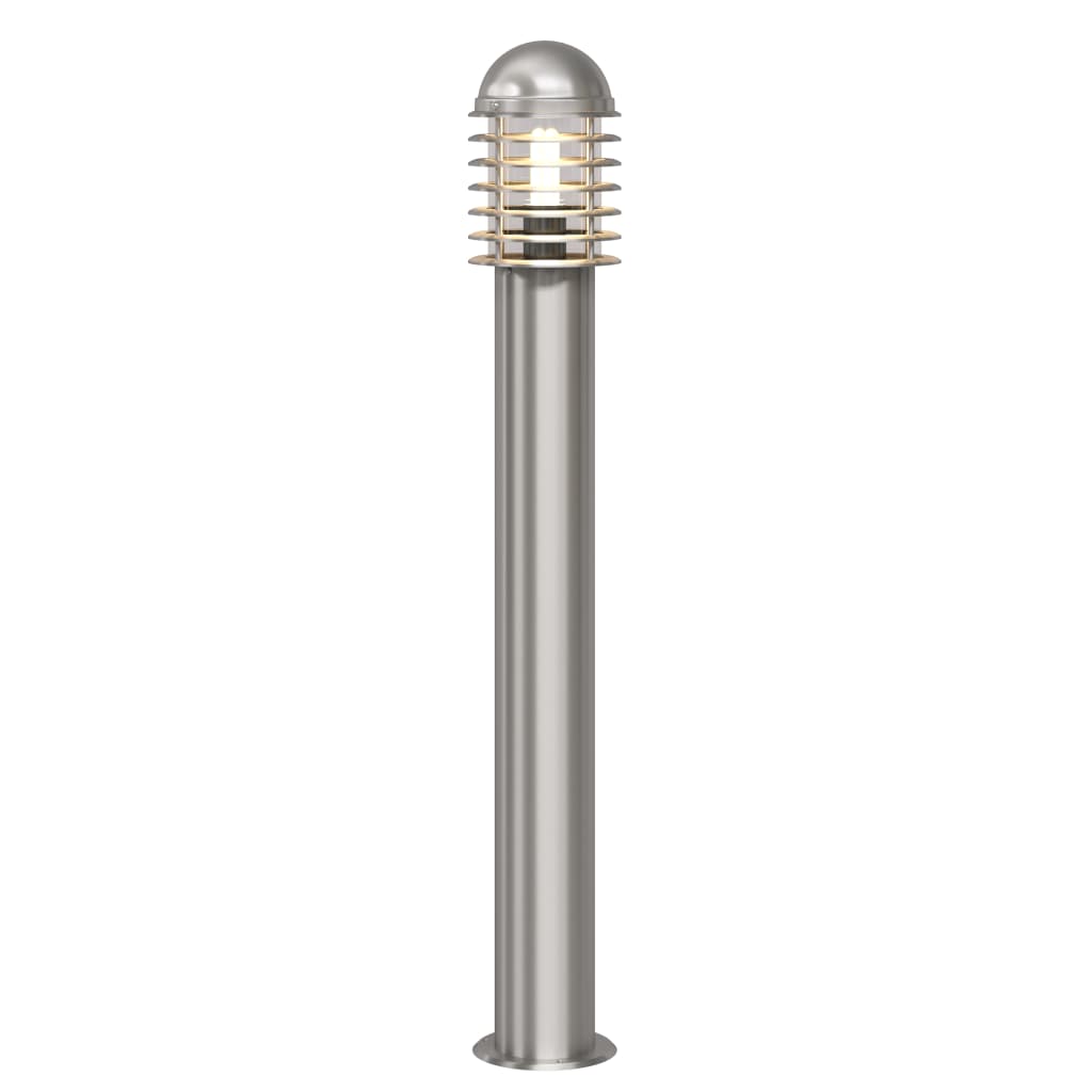 Vidaxl Cylindrical en acier inoxydable lampe de jardin à LED