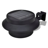 Vidaxl Outdoor Lampe Set 6 Stéck schwaarz