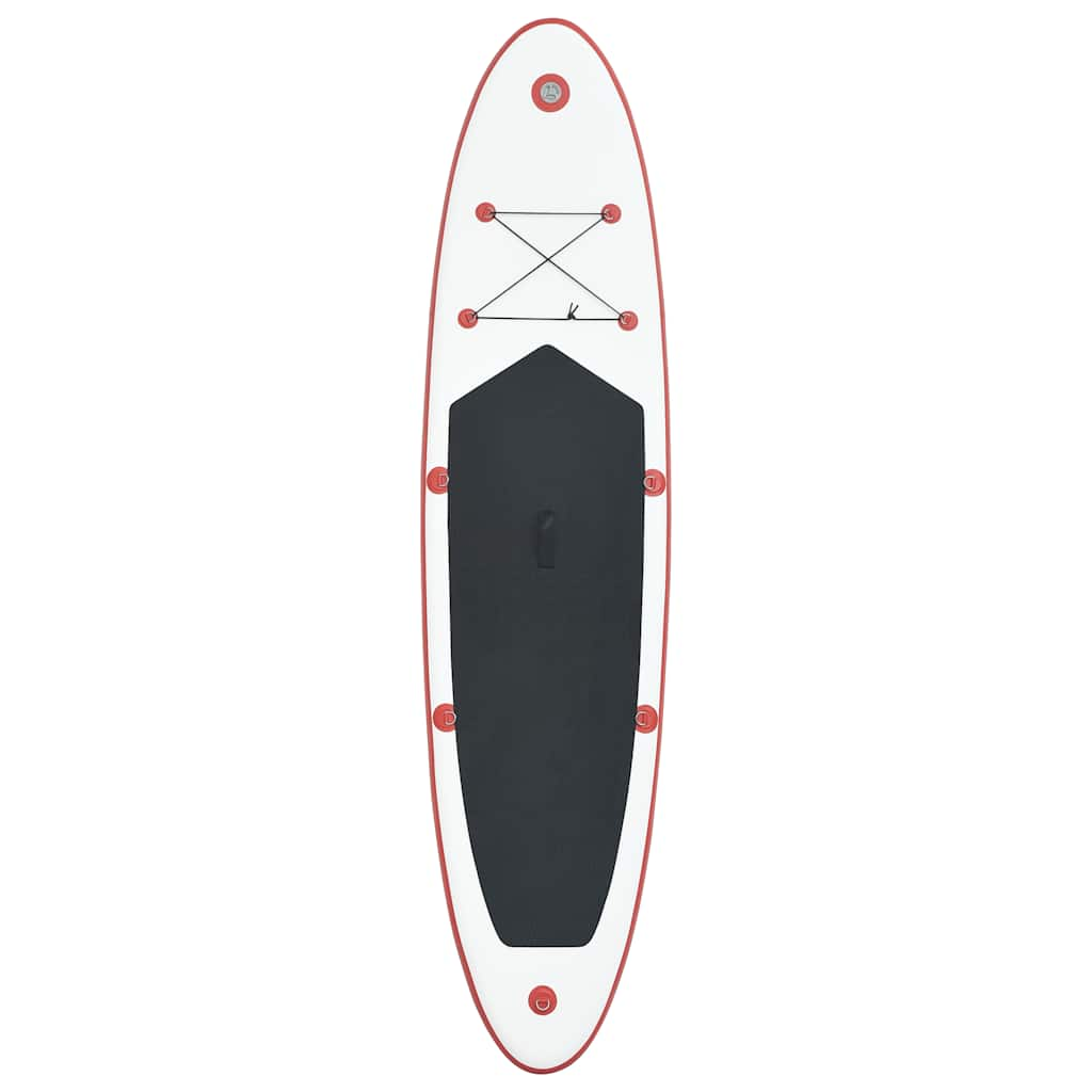 Vidaxl Stand Up Paddleboard Set Rosso e bianco gonfiabile