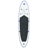 Vidaxl stand up paddleboardset opblaasbaar blauw en wit