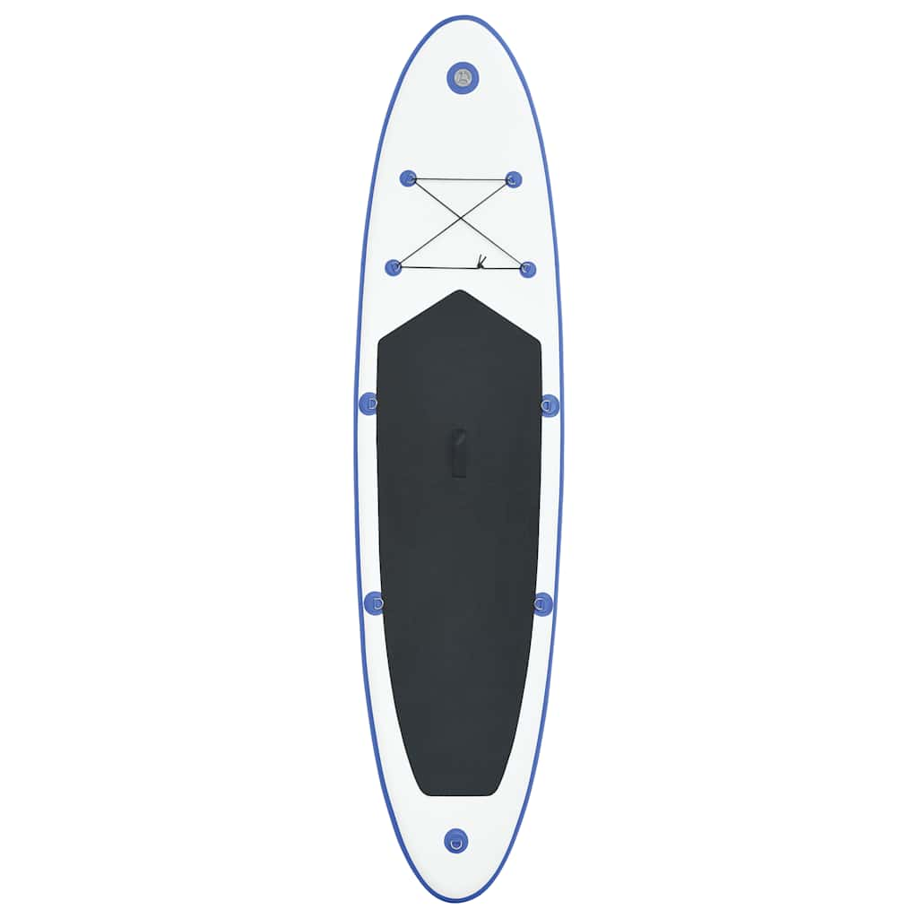 Vidaxl Stand Up Paddleboard Set blu gonfiabile e bianco