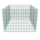 Vidaxl compostbak vierkant 100x100x70 cm mesh