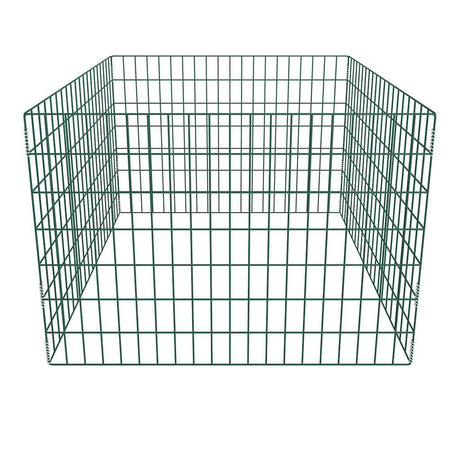 Vidaxl compostbak vierkant 100x100x70 cm mesh
