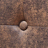 Vidaxl eetkamerstoelen 2 st kunstleer bruin