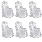 Vidaxl bruiloft stoelhoes wit (6 stuks)