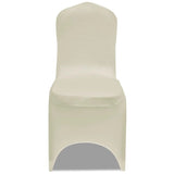 Vidaxl stoelhoes stretch crème (6 stuks)